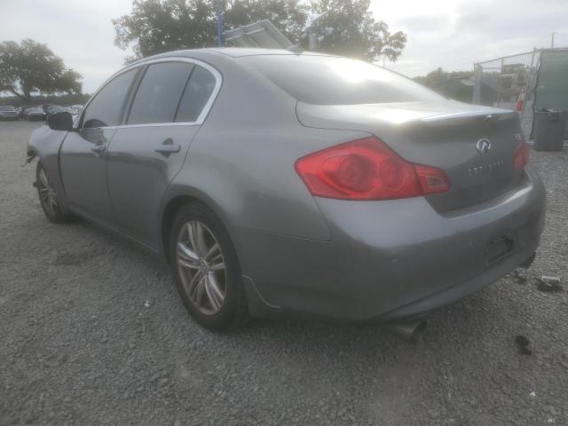 JN1CV6AP5DM720943 - 2013 INFINITI G37 BASE GRAY photo 2