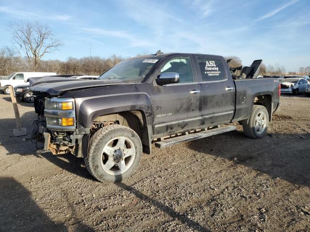 1GC1KWE8XFF621185 - 2015 CHEVROLET SILVERADO K2500 HEAVY DUTY LTZ GRAY photo 1