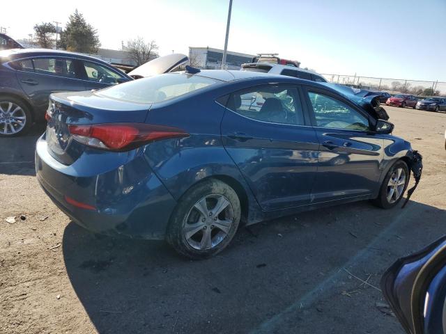 KMHDH4AE9GU602664 - 2016 HYUNDAI ELANTRA SE BLUE photo 3