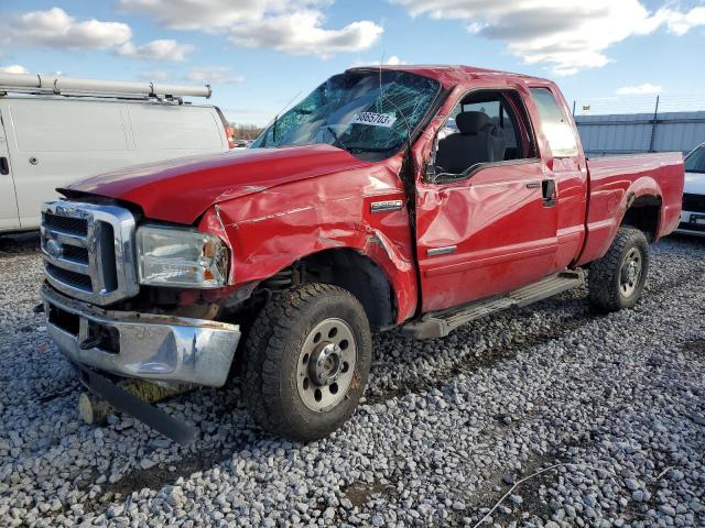 1FTSX21P26EA30530 - 2006 FORD F250 SUPER DUTY RED photo 1