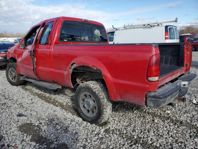 1FTSX21P26EA30530 - 2006 FORD F250 SUPER DUTY RED photo 2