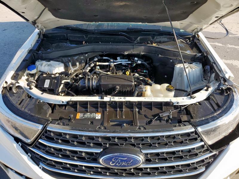 1FMSK7DH1MGC04410 - 2021 FORD EXPLORER XLT თეთრი ფოტო 12