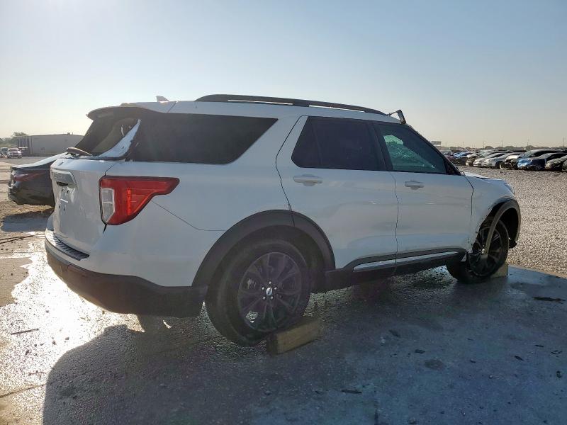 1FMSK7DH1MGC04410 - 2021 FORD EXPLORER XLT თეთრი ფოტო 3