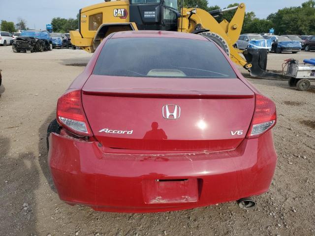 1HGCS2B88CA000852 - 2012 HONDA ACCORD EXL RED photo 6