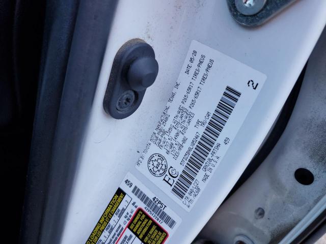 5TFDZ5BN8LX052467 - 2020 TOYOTA TACOMA DOUBLE CAB WHITE photo 12