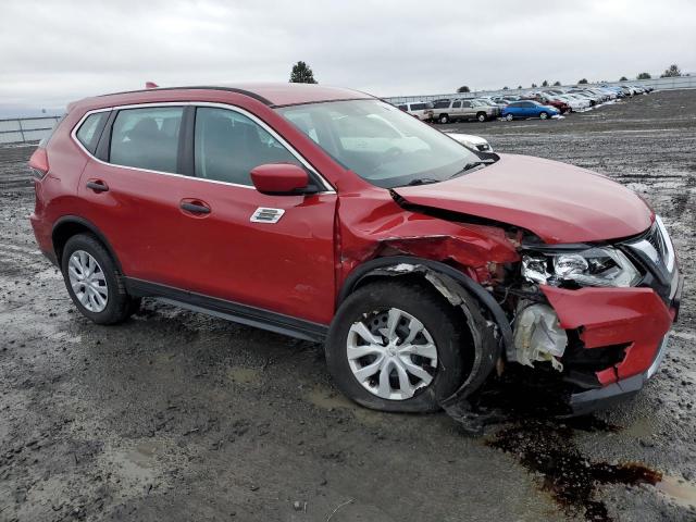 5N1AT2MV1HC874523 - 2017 NISSAN ROGUE SV RED photo 4