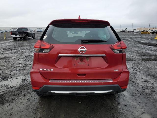 5N1AT2MV1HC874523 - 2017 NISSAN ROGUE SV RED photo 6