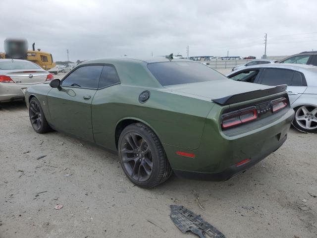 2C3CDZFJ8NH211766 - 2022 DODGE CHALLENGER R/T SCAT PACK GREEN photo 2