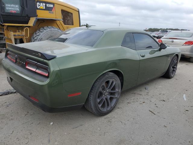 2C3CDZFJ8NH211766 - 2022 DODGE CHALLENGER R/T SCAT PACK GREEN photo 3