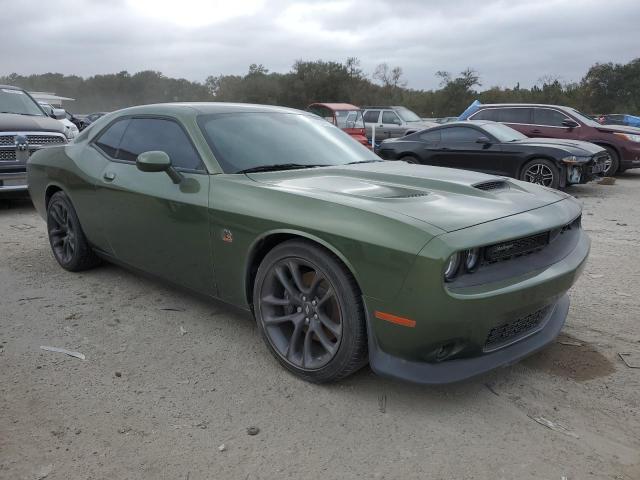 2C3CDZFJ8NH211766 - 2022 DODGE CHALLENGER R/T SCAT PACK GREEN photo 4