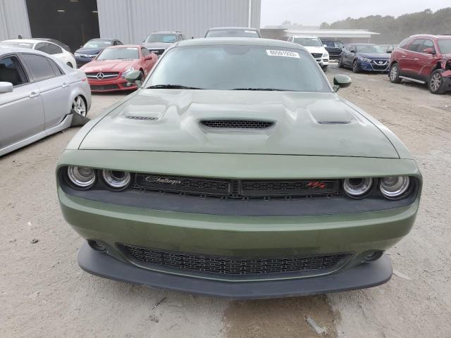 2C3CDZFJ8NH211766 - 2022 DODGE CHALLENGER R/T SCAT PACK GREEN photo 5