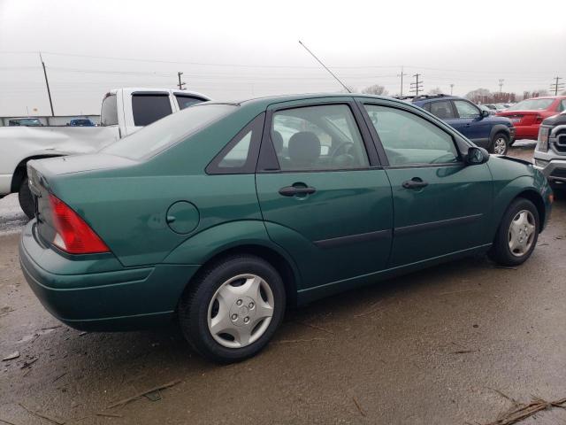 1FAFP33P81W133545 - 2001 FORD FOCUS LX GREEN photo 3