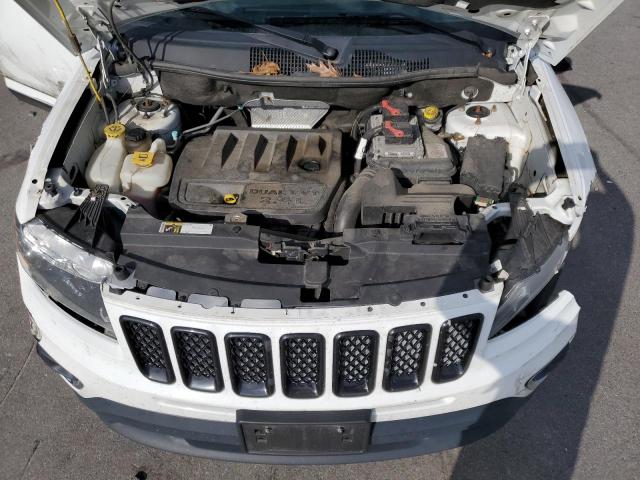1C4NJDEB3HD113417 - 2017 JEEP COMPASS LATITUDE WHITE photo 12
