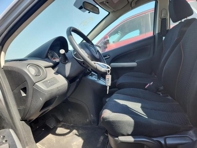 JM1DE1LY0D0158306 - 2013 MAZDA MAZDA2 SILVER photo 7