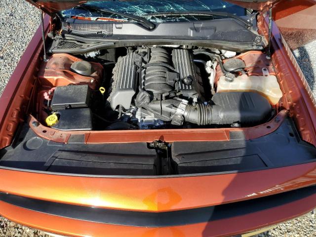 2C3CDZFJ4NH108912 - 2022 DODGE CHALLENGER R/T SCAT PACK ORANGE photo 11