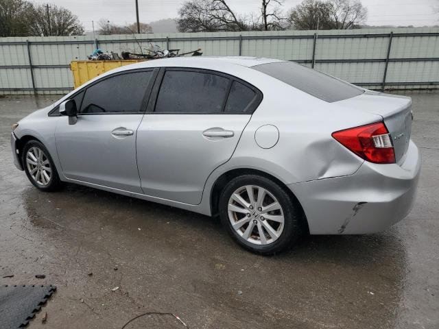 2HGFB2F9XCH552175 - 2012 HONDA CIVIC EXL ვერცხლისფერი ფოტო 2