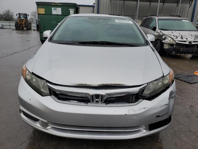 2HGFB2F9XCH552175 - 2012 HONDA CIVIC EXL SILVER photo 5