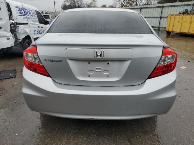 2HGFB2F9XCH552175 - 2012 HONDA CIVIC EXL ვერცხლისფერი ფოტო 6