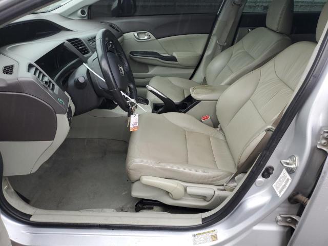 2HGFB2F9XCH552175 - 2012 HONDA CIVIC EXL ვერცხლისფერი ფოტო 7