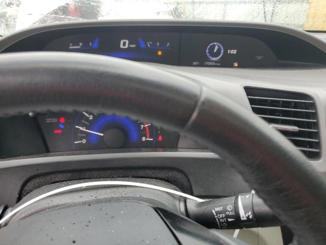 2HGFB2F9XCH552175 - 2012 HONDA CIVIC EXL ვერცხლისფერი ფოტო 9