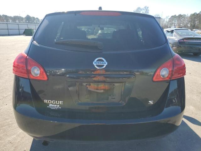 JN8AS58T78W002755 - 2008 NISSAN ROGUE S BLACK photo 6