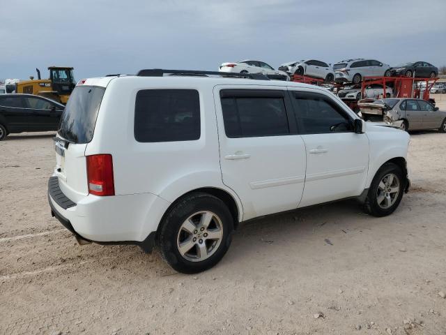 5FNYF385X9B017888 - 2009 HONDA PILOT EXL WHITE photo 3