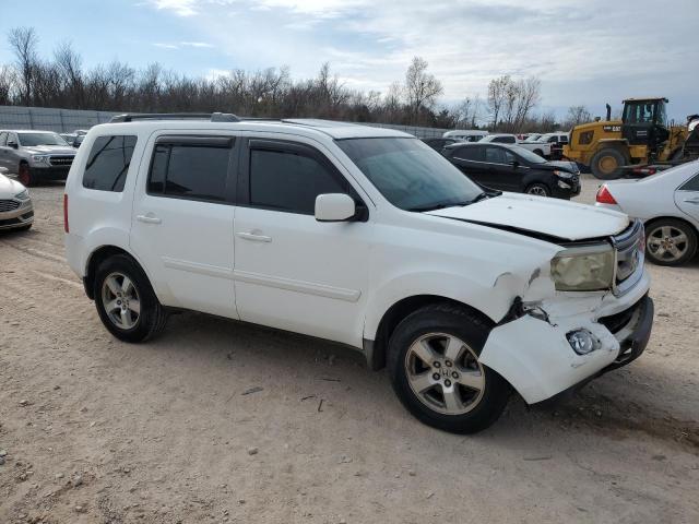 5FNYF385X9B017888 - 2009 HONDA PILOT EXL WHITE photo 4