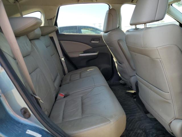 5J6RM4H7XDL007864 - 2013 HONDA CR-V EXL TURQUOISE photo 10