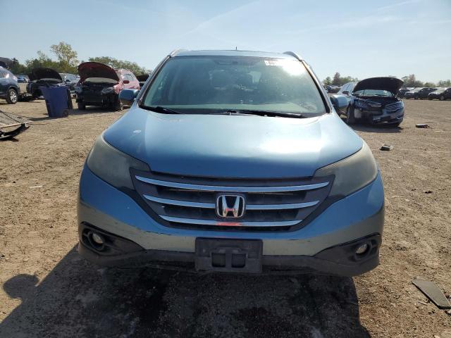 5J6RM4H7XDL007864 - 2013 HONDA CR-V EXL TURQUOISE photo 5