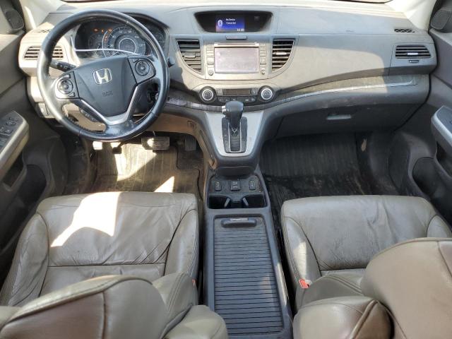 5J6RM4H7XDL007864 - 2013 HONDA CR-V EXL TURQUOISE photo 8