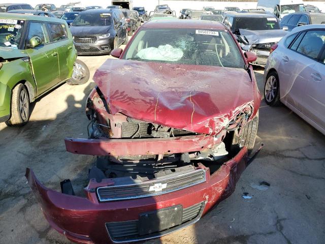 2G1WT57K991282686 - 2009 CHEVROLET IMPALA 1LT RED photo 5