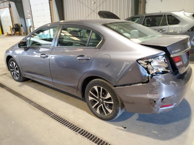 19XFB2F86FE256527 - 2015 HONDA CIVIC EX GRAY photo 2