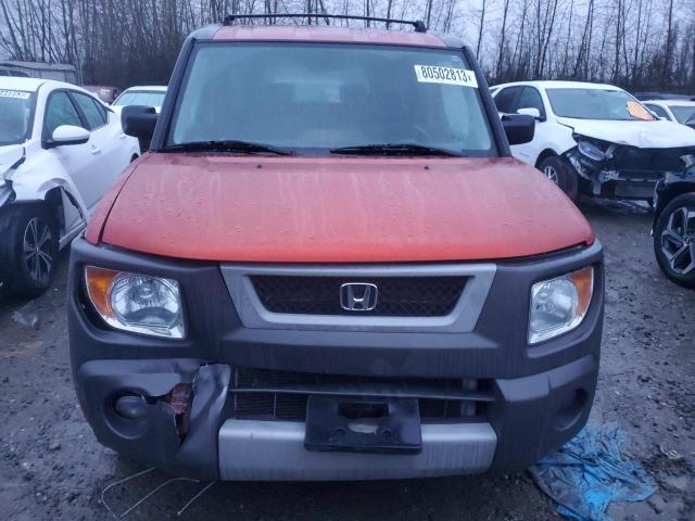 5J6YH28564L031307 - 2004 HONDA ELEMENT EX RED photo 5