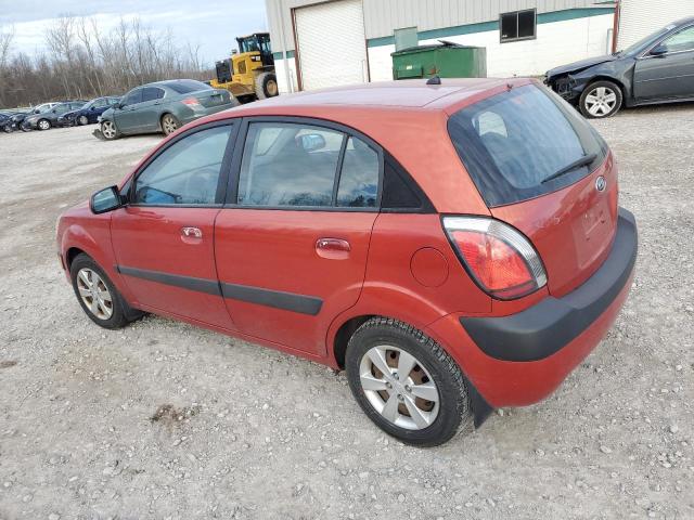 KNADE163886320716 - 2008 KIA RIO 5 SX ORANGE photo 2