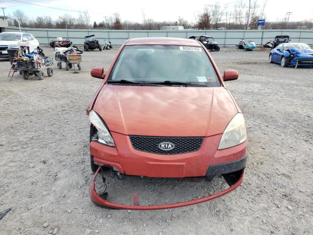 KNADE163886320716 - 2008 KIA RIO 5 SX ORANGE photo 5