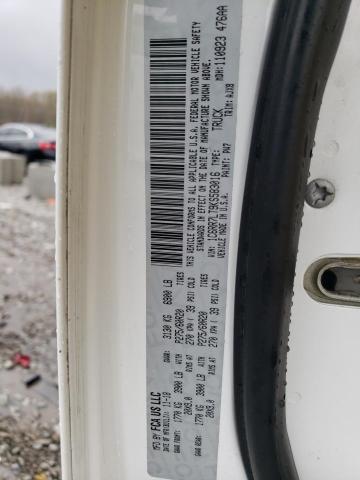 1C6RR7LT9KS583016 - 2019 RAM 1500 CLASS SLT თეთრი ფოტო 13