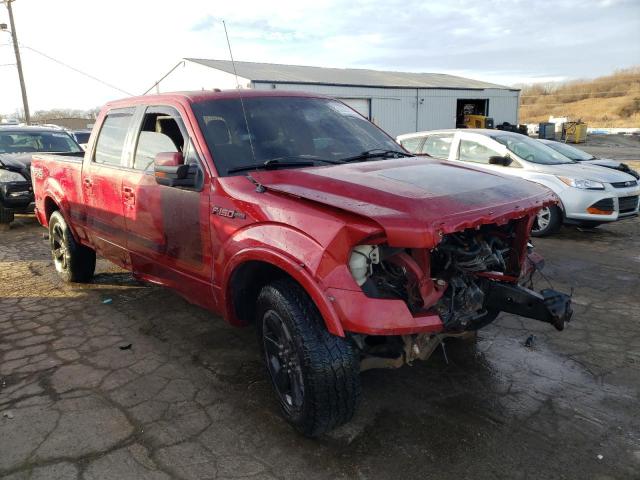 1FTFW1EF8DFA44892 - 2013 FORD F150 SUPERCREW RED photo 4
