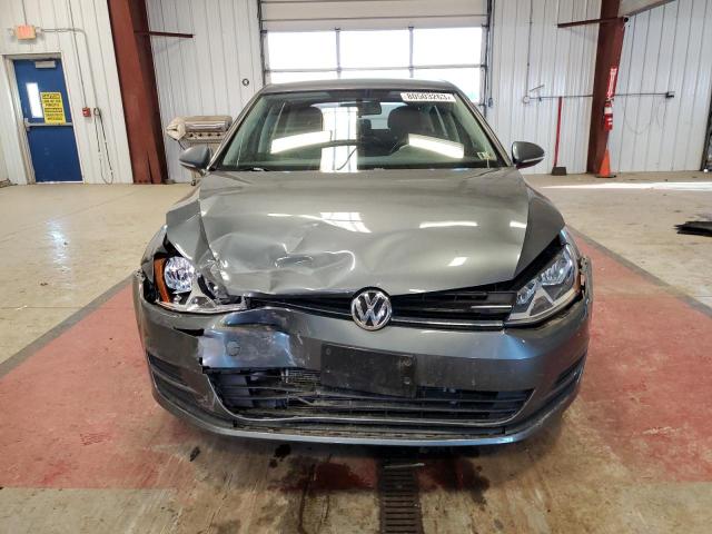 3VW217AU7HM032210 - 2017 VOLKSWAGEN GOLF S GRAY photo 5