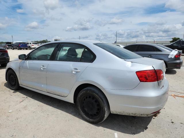 3VWDP7AJ5CM455020 - 2012 VOLKSWAGEN JETTA SE SILVER photo 2