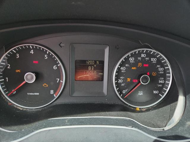 3VWDP7AJ5CM455020 - 2012 VOLKSWAGEN JETTA SE SILVER photo 9