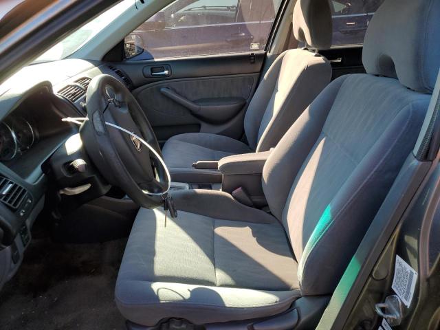 2HGES16525H509438 - 2005 HONDA CIVIC LX GRAY photo 7