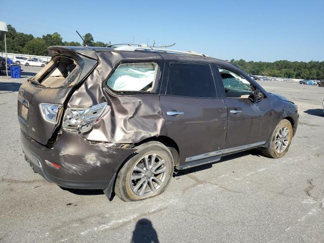 5N1AR2MN4FC604536 - 2015 NISSAN PATHFINDER S BROWN photo 3