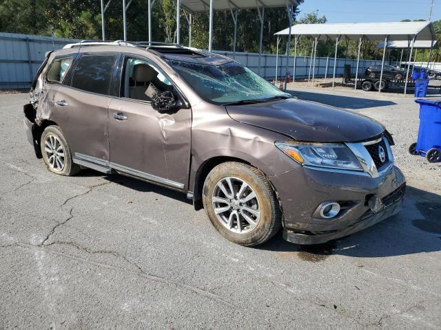5N1AR2MN4FC604536 - 2015 NISSAN PATHFINDER S BROWN photo 4