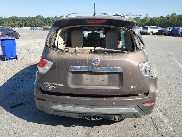 5N1AR2MN4FC604536 - 2015 NISSAN PATHFINDER S BROWN photo 6