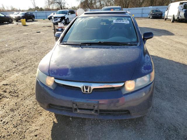 2HGFA168X7H027370 - 2007 HONDA CIVIC EX BLUE photo 5