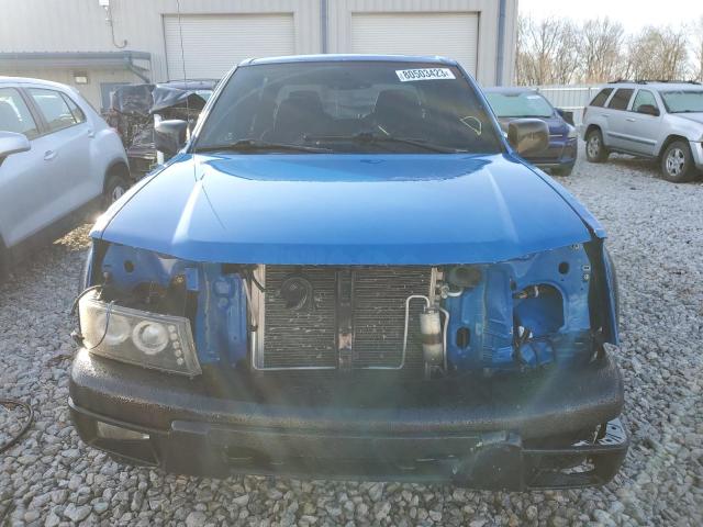 1GCDT13E278146014 - 2007 CHEVROLET COLORADO BLUE photo 5