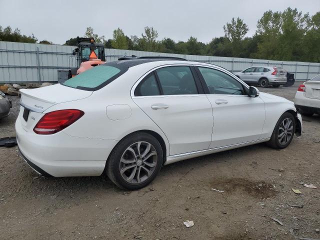 55SWF4KB8GU137745 - 2016 MERCEDES-BENZ C 300 4MATIC WHITE photo 3