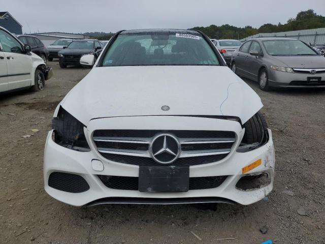 55SWF4KB8GU137745 - 2016 MERCEDES-BENZ C 300 4MATIC WHITE photo 5