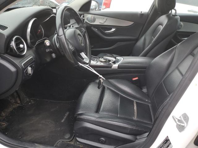 55SWF4KB8GU137745 - 2016 MERCEDES-BENZ C 300 4MATIC WHITE photo 7