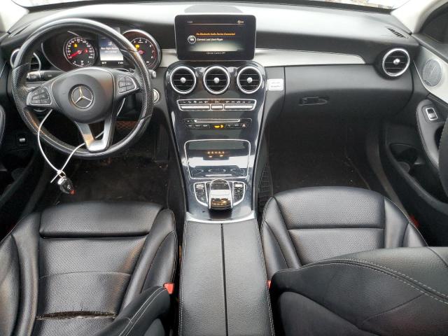 55SWF4KB8GU137745 - 2016 MERCEDES-BENZ C 300 4MATIC WHITE photo 8